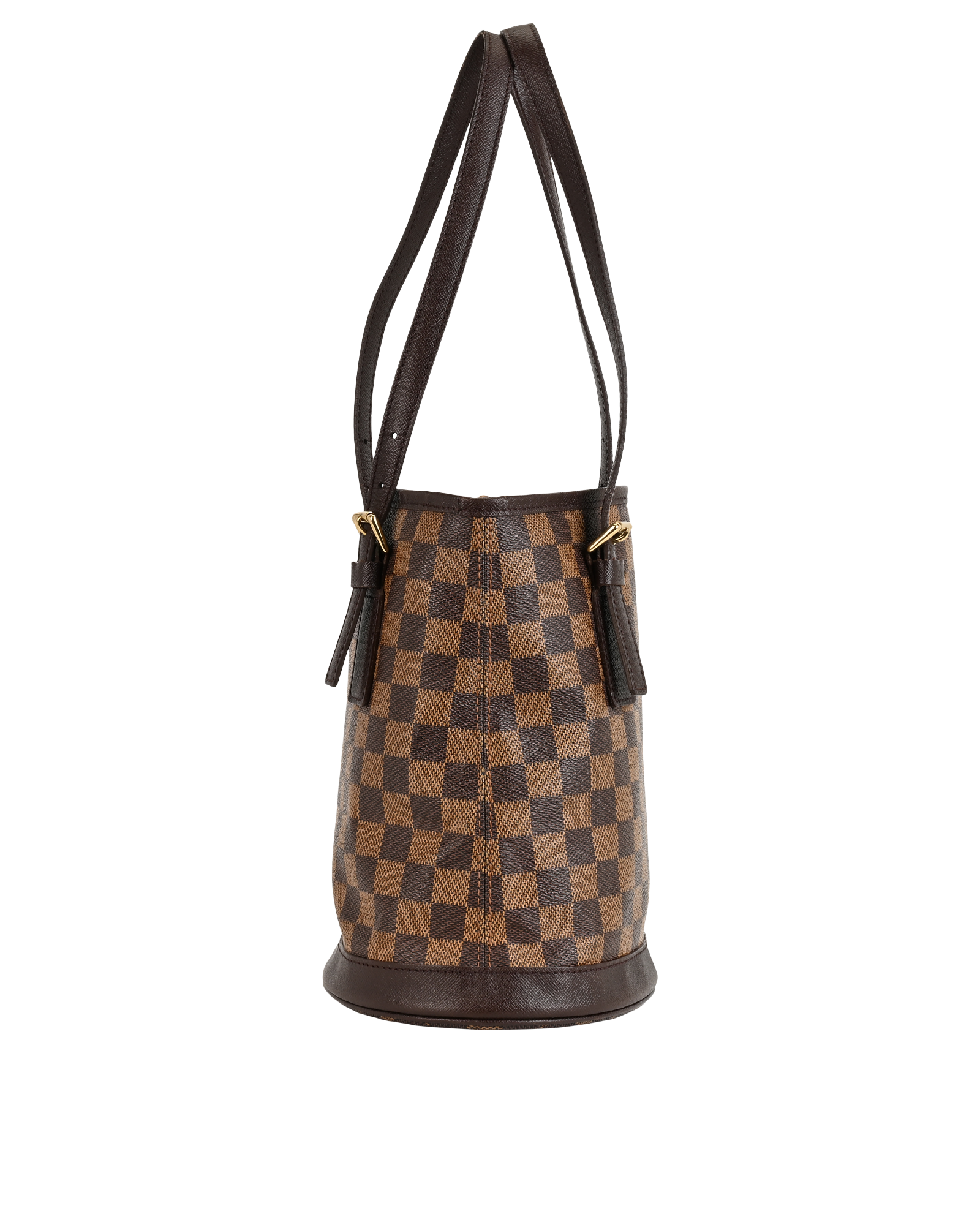 Bucket Tote, &pound;795, Handbags, Brown, Canvas, Side view